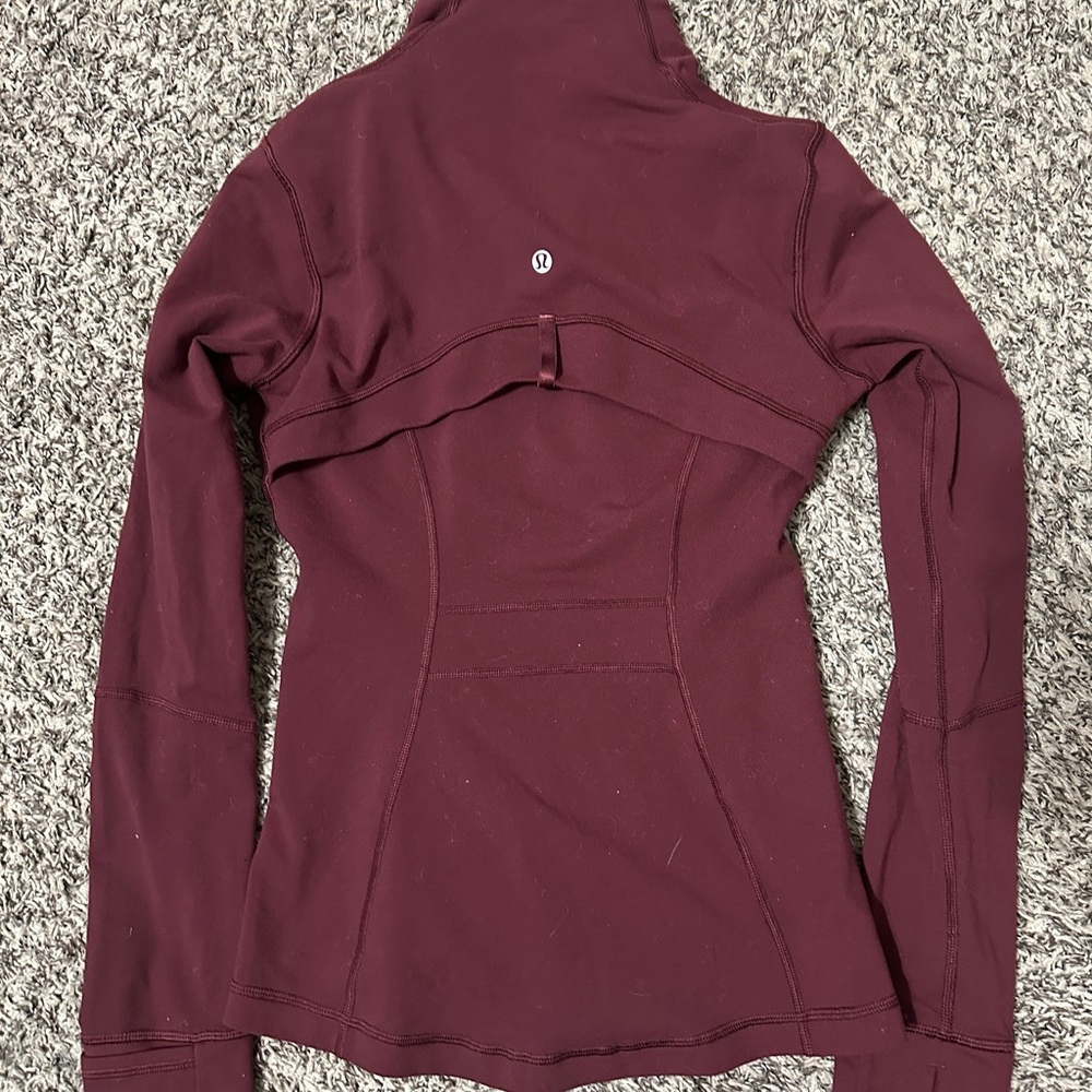 Maroon Long Sleeve Jacket